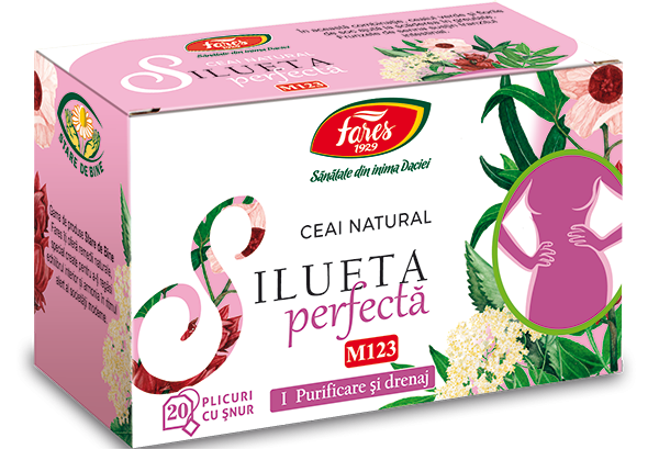Fares - Ceai silueta perfecta purificare si drenaj 20plicuri