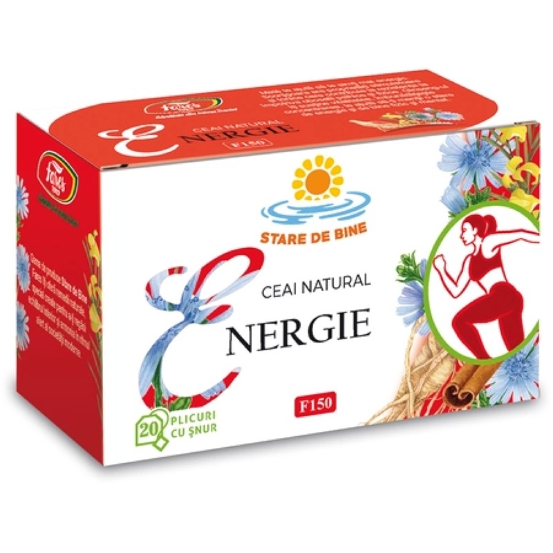 Ceai Energie F150, 20 plicuri, Fares