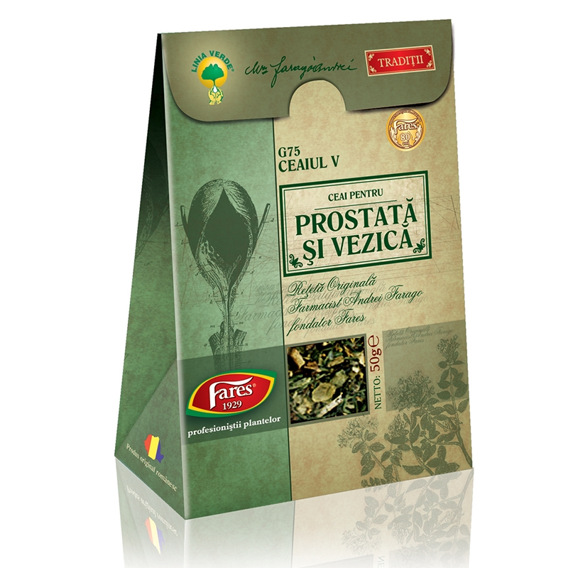Fares - Ceai V (G75) pentru prostata si vezica 50g
