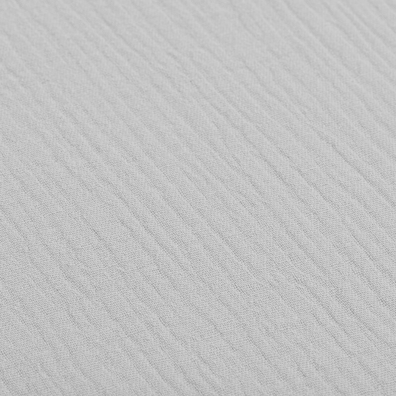 Cearceaf cu elastic, New Baby, Din muselina, Pentru patut 120x60 cm, Din bumbac, 90x150 cm, Certificat Oeko Tex Standard 100, Grey
