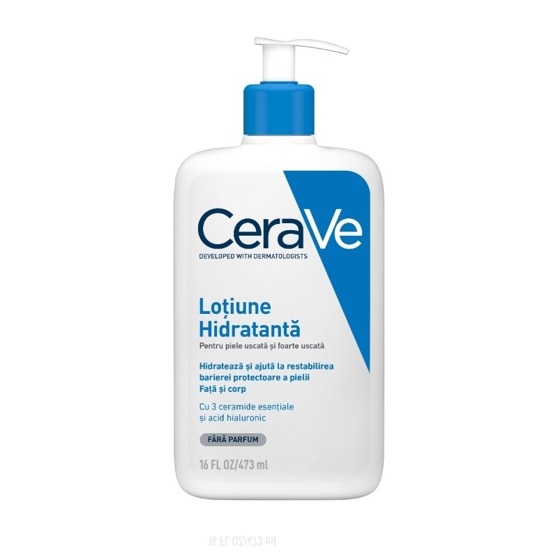 Lotiune hidratanta fata si corp piele uscata si foarte uscata, 473ml, Cerave