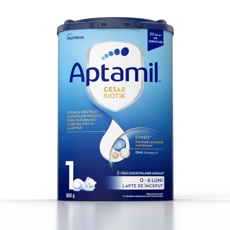 Cesar Biotik 1 lapte praf, 800g, Aptamil