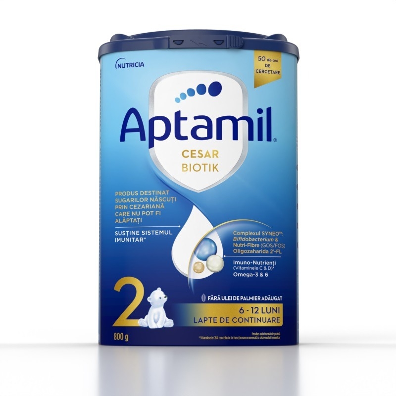 Cesar Biotik 2 lapte praf, 800g, Aptamil