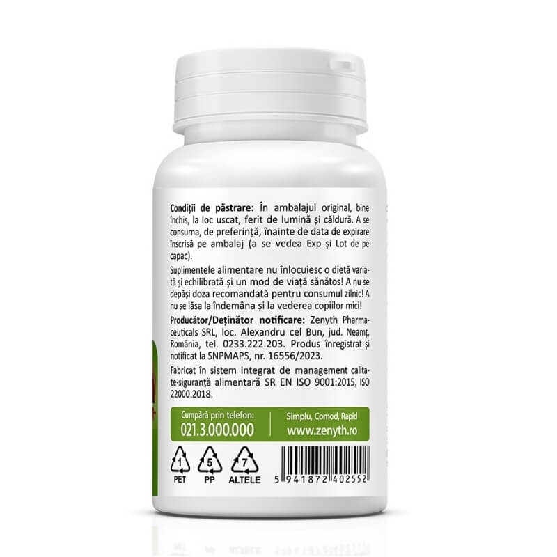 Chaga 500 mg, 30 capsule, Zenyth