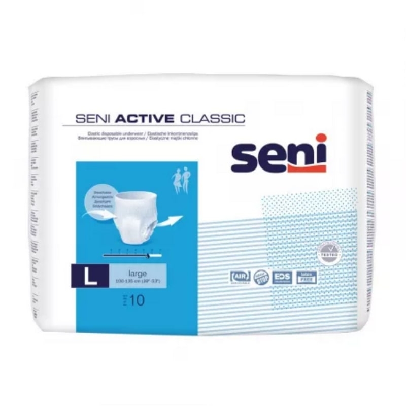 Chiloti incontinenta adulti Active Classic, Large, 10 bucati, Seni