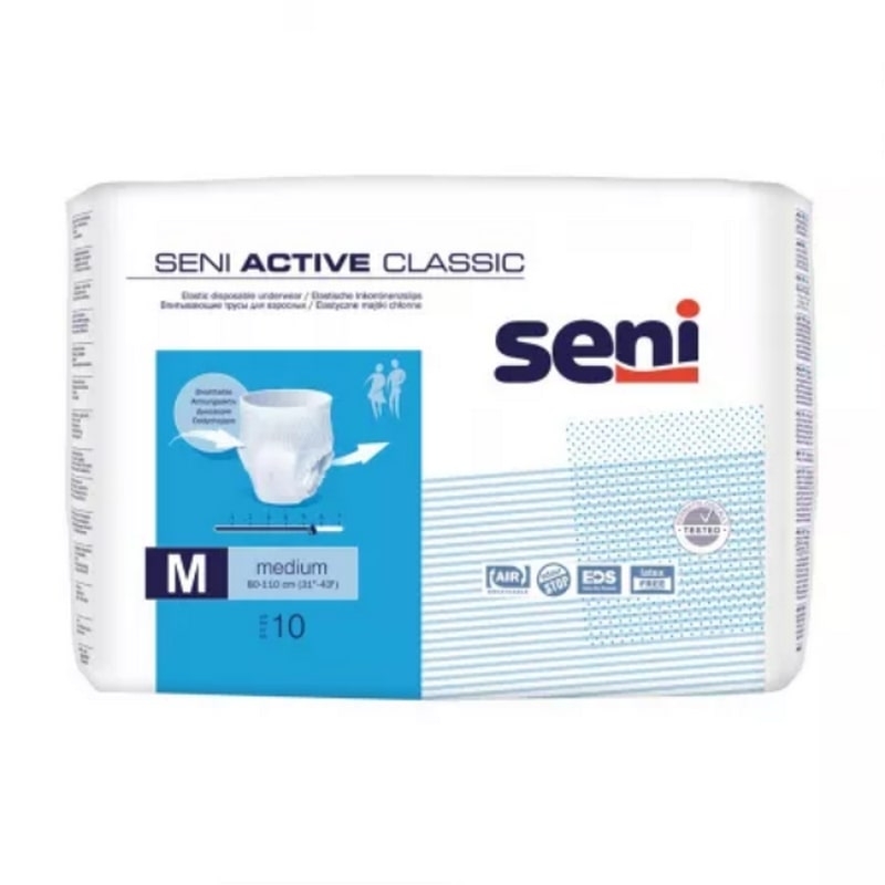 Chiloti incontinenta adulti Active Classic, Medium, 10 bucati, Seni