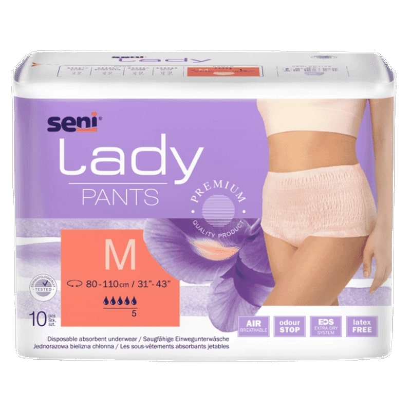 Chiloti incontinenta urinara femei Lady Pants, M, 10 bucati, Seni