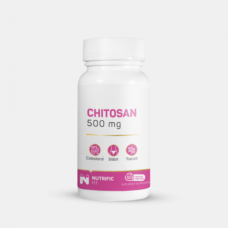 Chitosan 500mg, 60 capsule vegetale, Nutrific