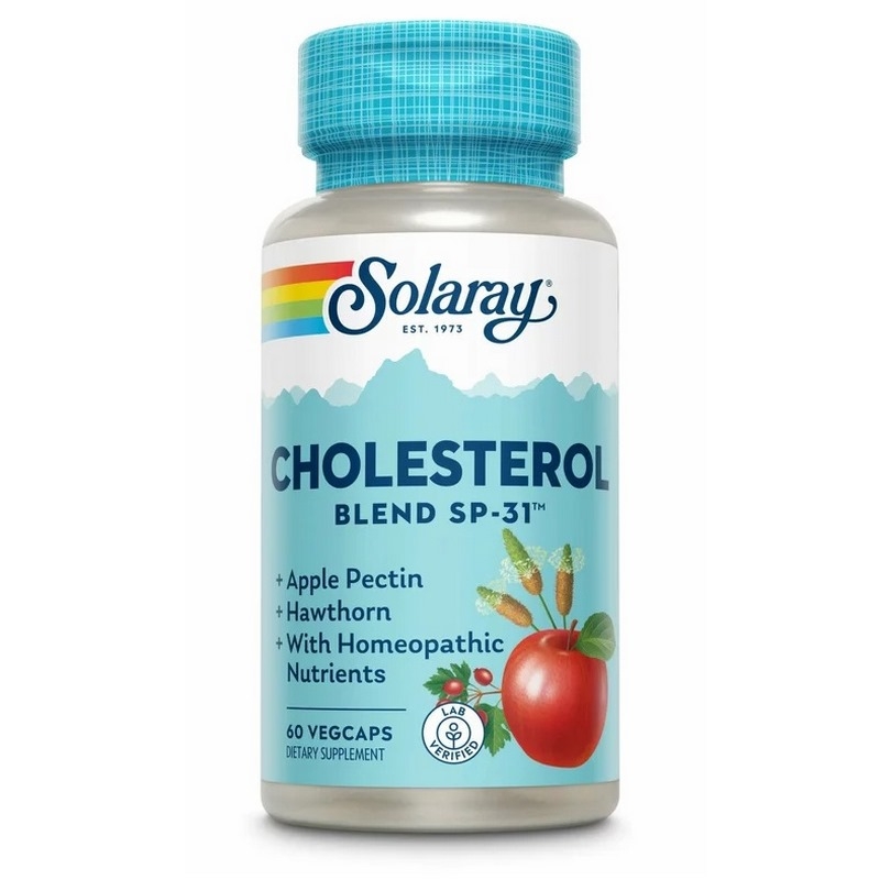 Cholesterol Blend Solaray, 60 capsule vegetale, Secom