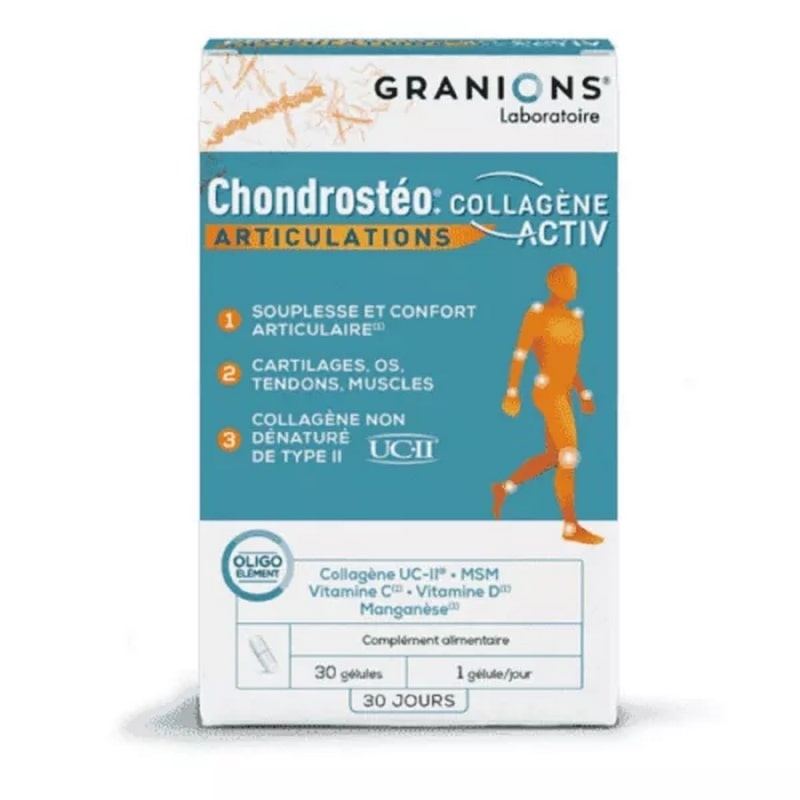 Chondrosteo+ Collagen Activ, 30 capsule, Granions