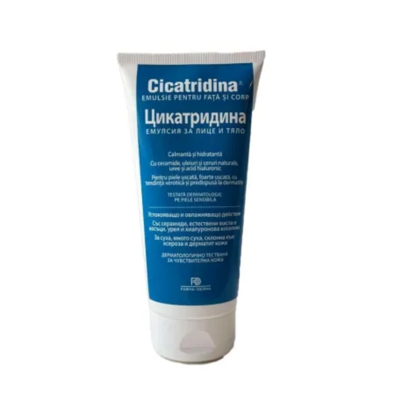 Cicatridina emulsie fata si corp, 180 ml, Farma-Derma
