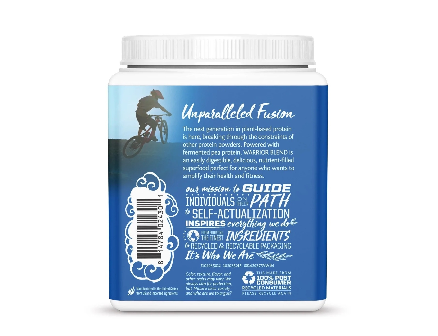 Proteina organica vegana cu aroma de vanilie, 375 g, Sunwarrior