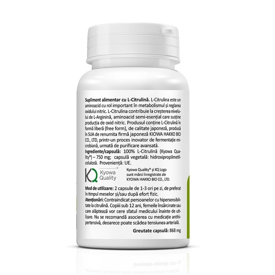 Citrulline 750 mg, 60 capsule, Zenyth