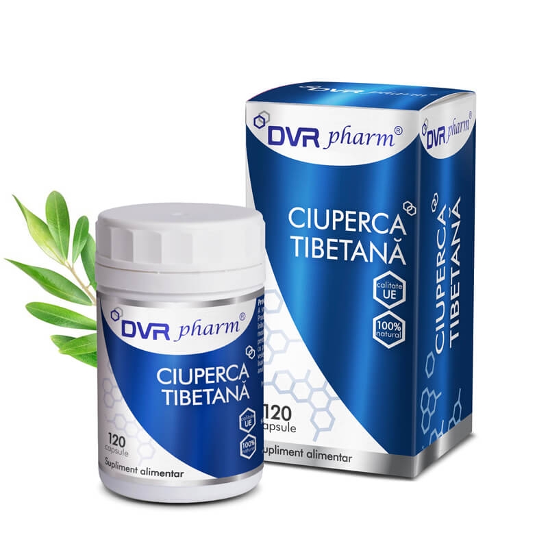 Ciuperca tibetana, 120 capsule, DVR Pharm