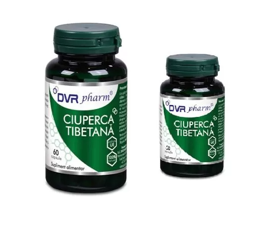 DVR Pharm - Ciuperca tibetana pachet 60+30cps