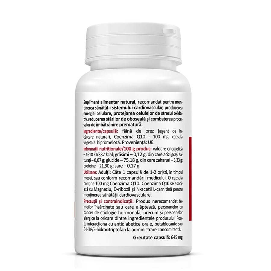 Coenzima Q10 100 mg, 60 capsule, Zenyth