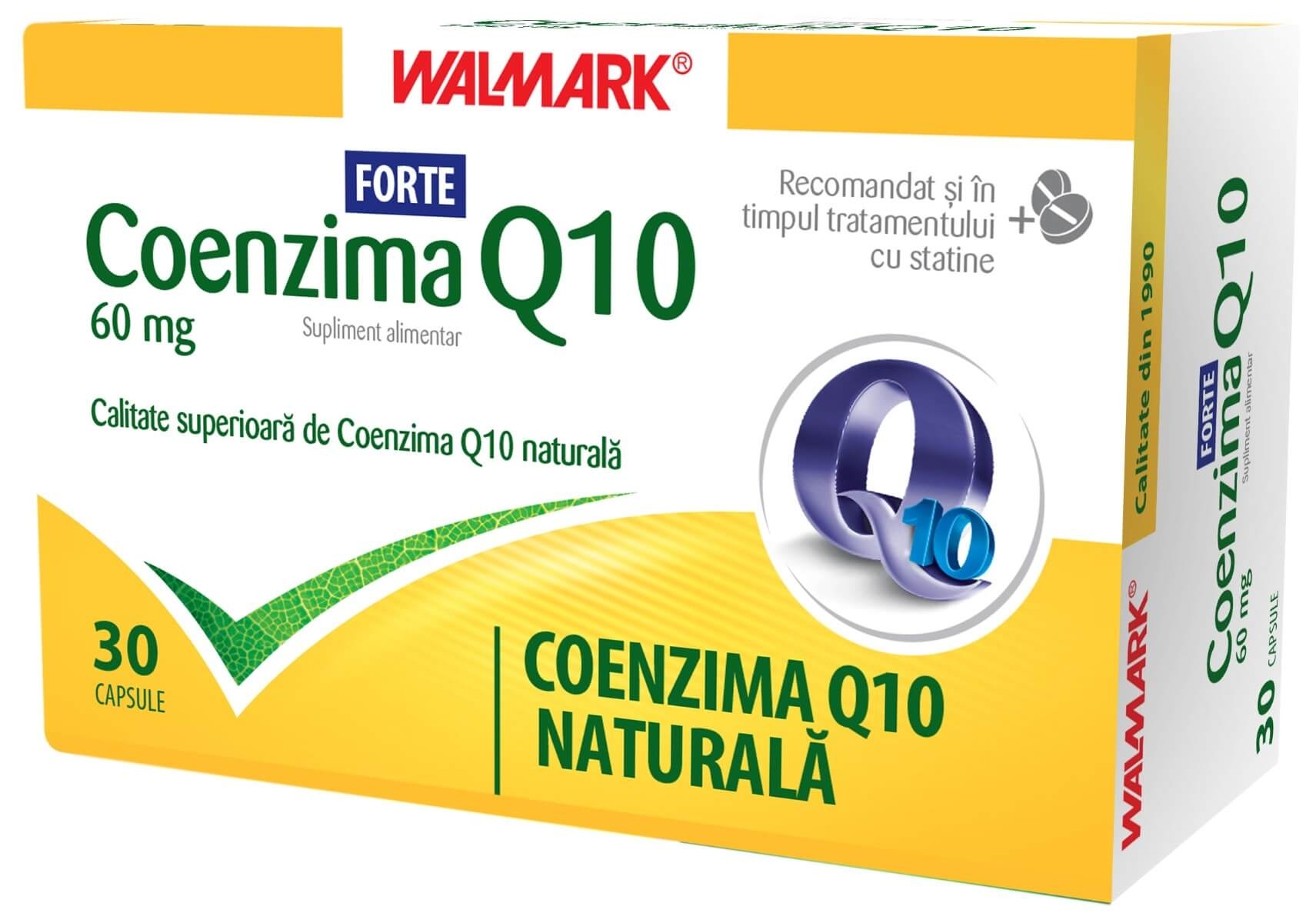 Coenzima Q10 Forte 60mg, 30 comprimate, Walmark