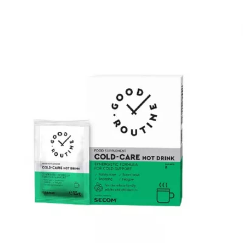 Cold-Care Hot Drink Good Routine, 8 plicuri, Secom