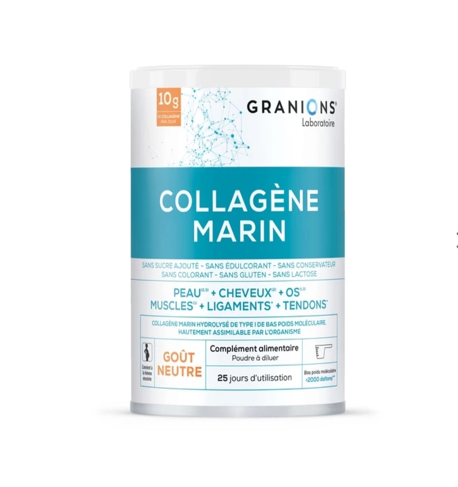 Collagen Marine pudra cu gust neutru, 258 g, Granions