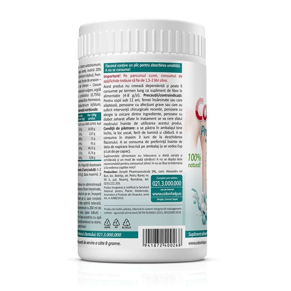 Colon Help Probiotic Forte, 240 g, Zenyth