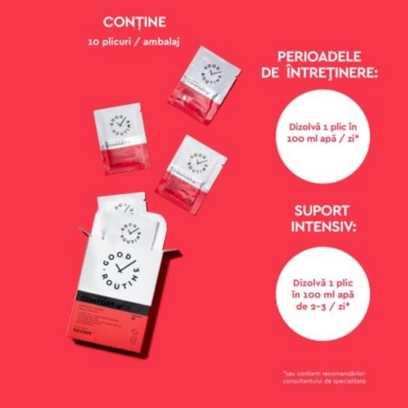 Comfort U Good Routine, 10 plicuri, Secom