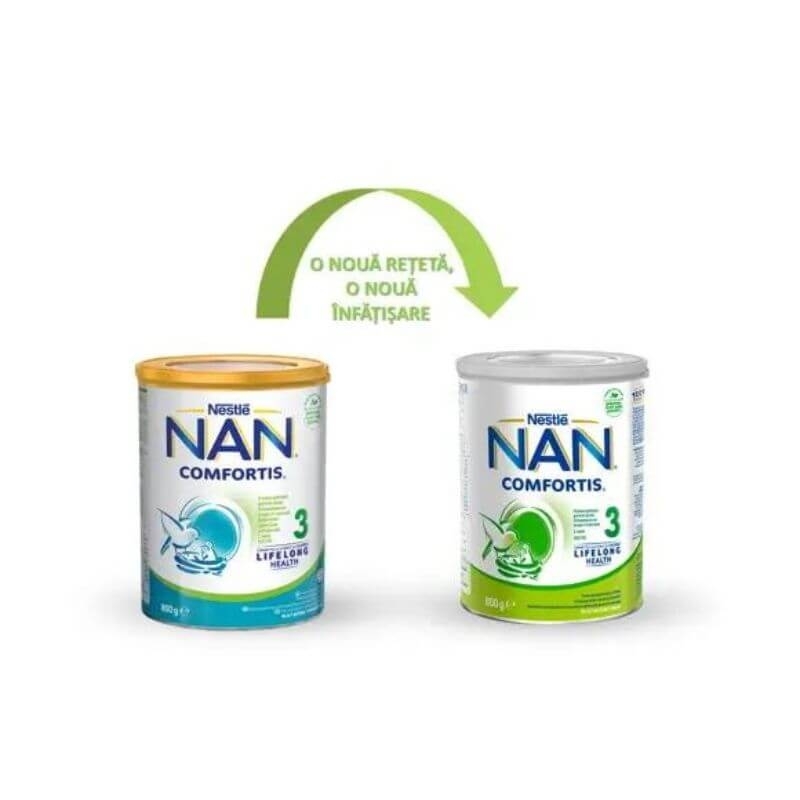 Nestle - Nan 3 Comfortis lapte praf pentru copii de la 12 luni 800g