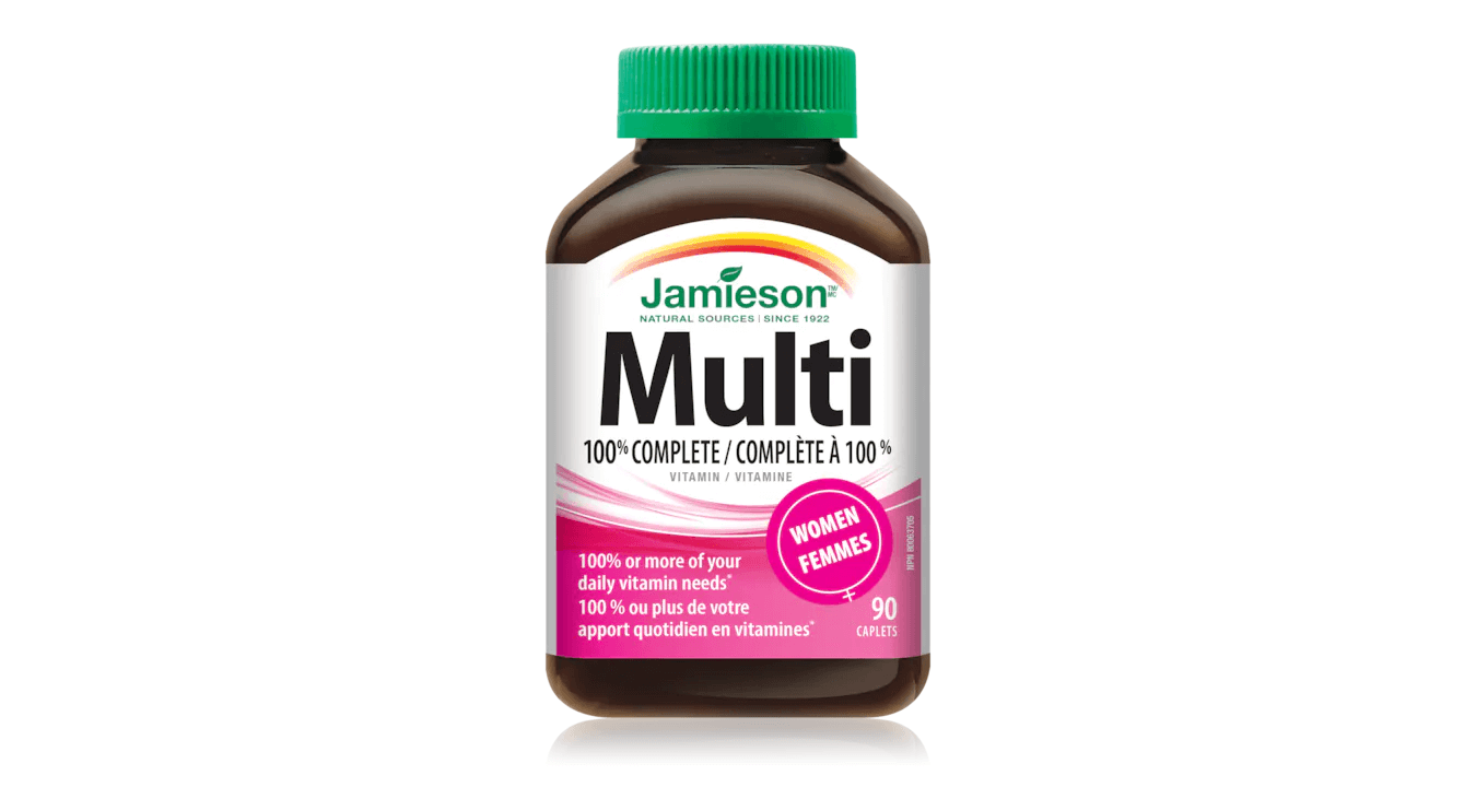 Complex de vitamine pentru femei Multi 100% Complete, 90 capsule, Jamieson