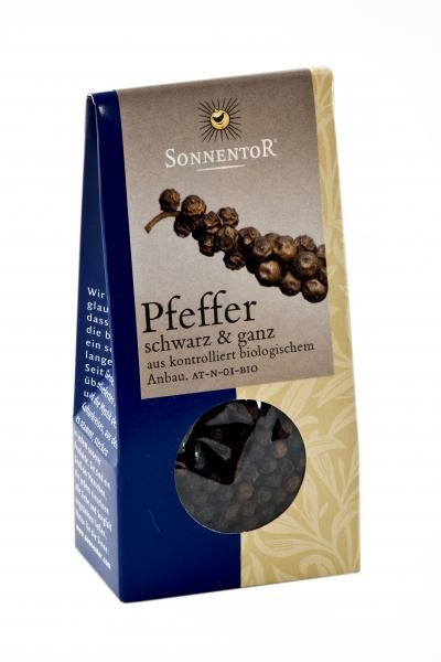 Sonnentor - Condiment piper negru boabe eco 35g