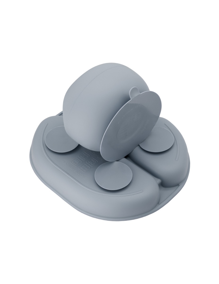 Set pentru diversificare din silicon, Momi Ami - Grey