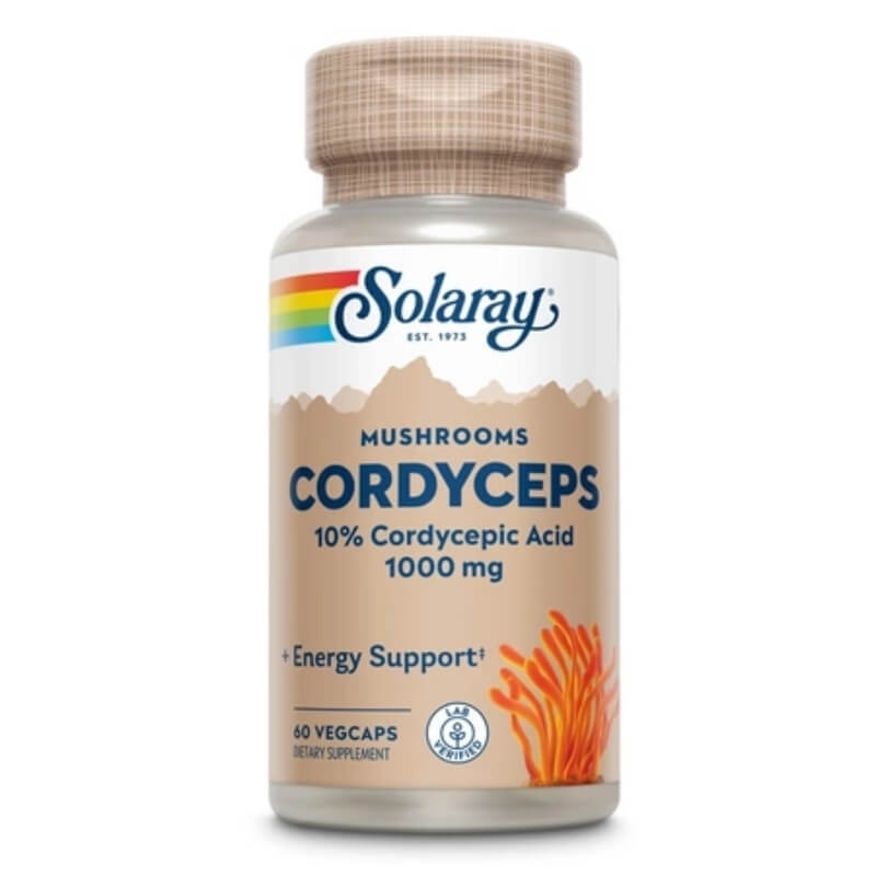 Cordyceps Solaray, 60 capsule vegetale, Secom