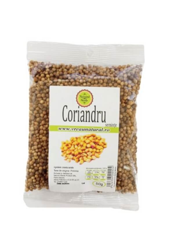 Coriandru seminte 50 g, Natural Seeds