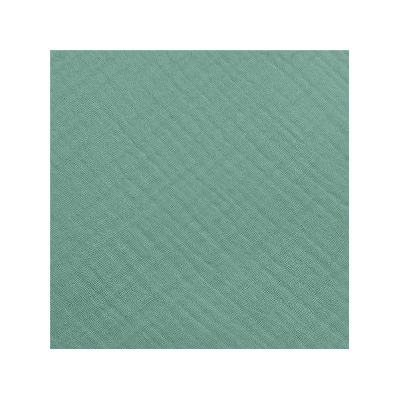 Cosulet bebelus pentru dormit, Baby Nest 80 x 50 cm, Din muselina, Din materiale certificate Oeko Tex Standard 100, New Baby, Green
