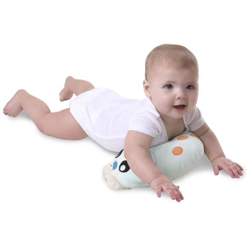 Covoras educational, Playgro, Penguin, Pentru copii, Interactiv, Multifunctional, Pentru activitati fizice, Cu elemente detasabile, 0 luni+, Snuggle Me Penguin Tummy Time Gym-Bag