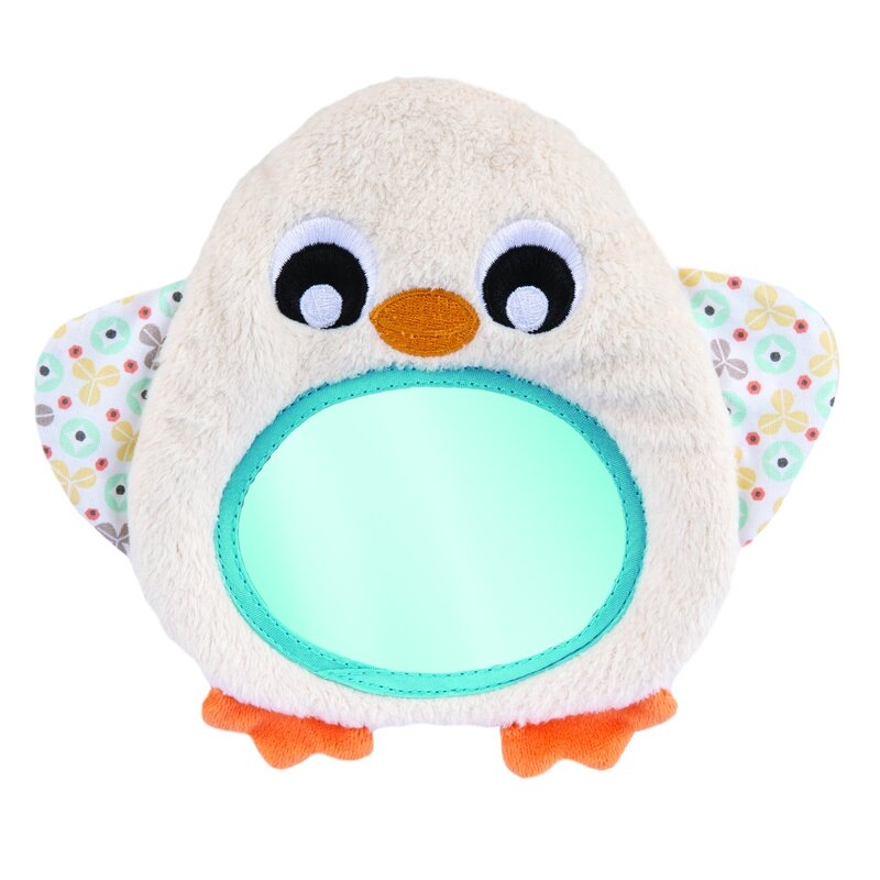 Covoras educational, Playgro, Penguin, Pentru copii, Interactiv, Multifunctional, Pentru activitati fizice, Cu elemente detasabile, 0 luni+, Snuggle Me Penguin Tummy Time Gym-Bag