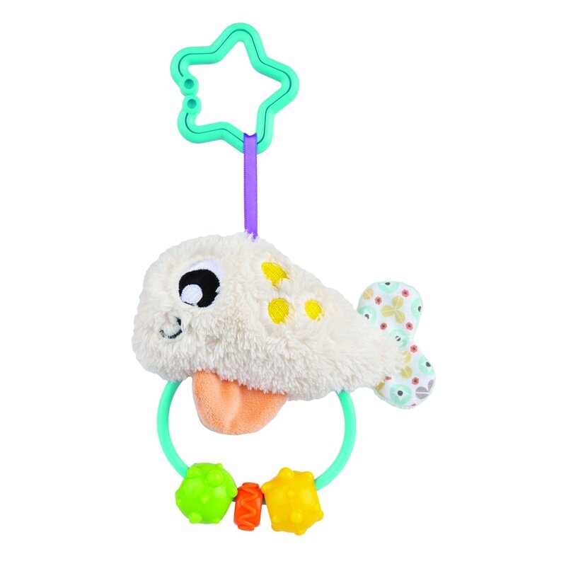 Covoras educational, Playgro, Penguin, Pentru copii, Interactiv, Multifunctional, Pentru activitati fizice, Cu elemente detasabile, 0 luni+, Snuggle Me Penguin Tummy Time Gym-Bag