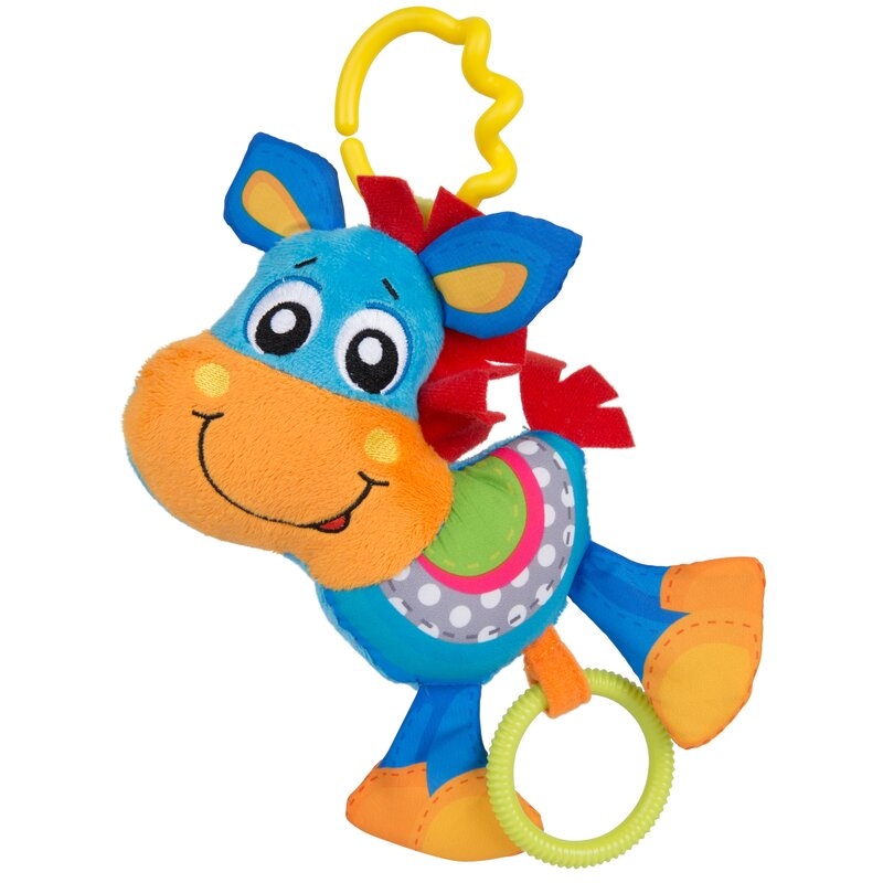 Covoras educational, Playgro, Pentru copii, Interactiv, Multifunctional, Pentru activitati fizice, Cu elemente detasabile, 0 luni+, Clip Clop Musical Activity Gym