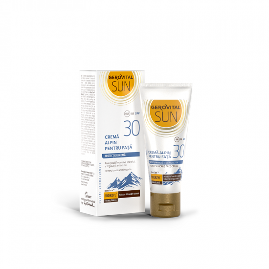 Gerovital - Sun Alpin crema pentru fata SPF 30 30ml