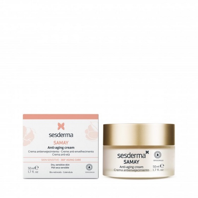 Crema anti-ageing pentru fata, gat si decolteu Samay, 50 ml, Sesderma