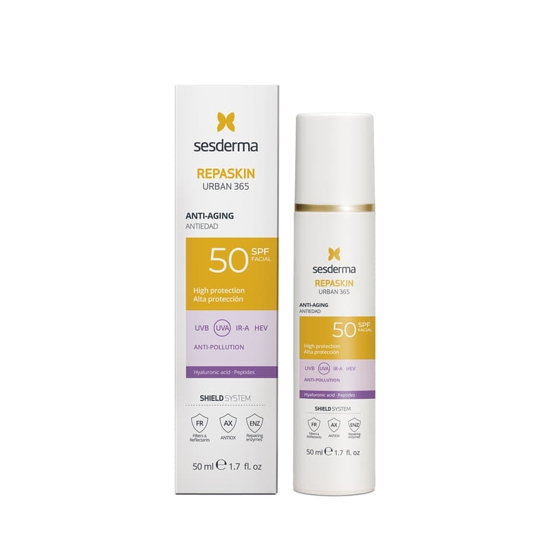 Crema anti-aging SPF 50 Repaskin Urban 365, 50 ml, Sesderma