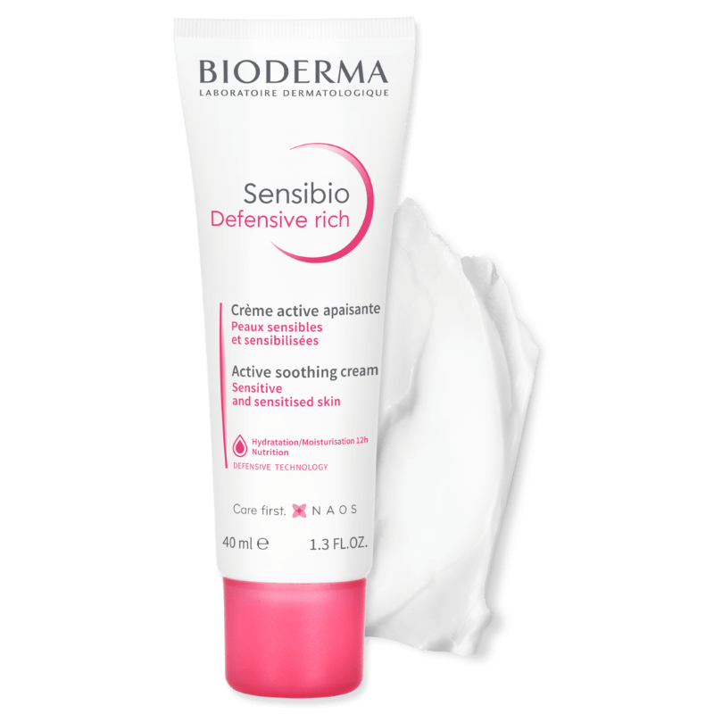 Crema calmanta Sensibio Defensive Rich, 40 ml, Bioderma