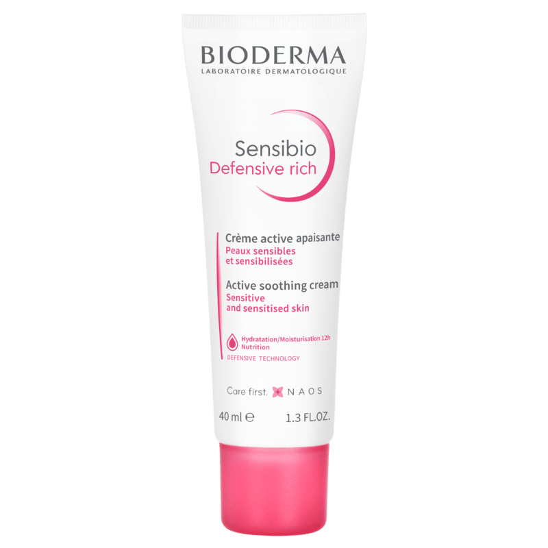 Crema calmanta Sensibio Defensive Rich, 40 ml, Bioderma