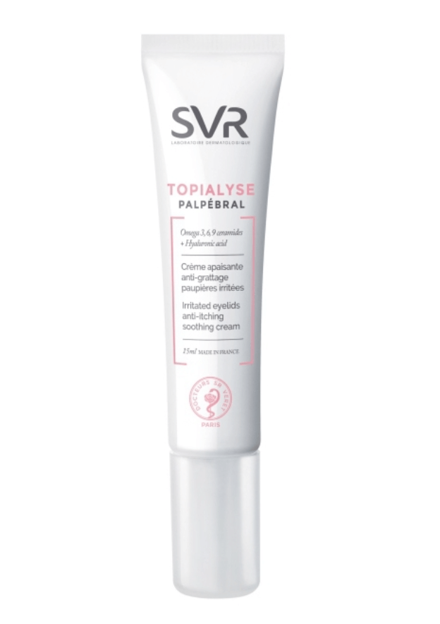 Crema cu efect anti-inflamator Topialyse Palpebral, 15 ml, Svr