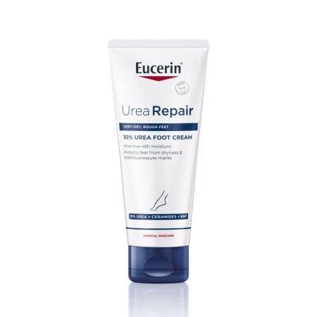 Crema pentru picioare cu 10% uree Urea Repair, 100 ml, Eucerin Crema pentru picioare cu 10% uree Urea Repair, 100 ml, Eucerin