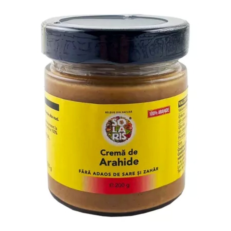 Crema de arahide, 200 g, Solaris