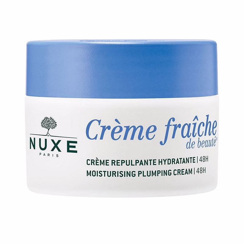 Crema de fata hidratanta 48H cu efect de umplere Creme Fraiche de Beaute, 50 ml, Nuxe