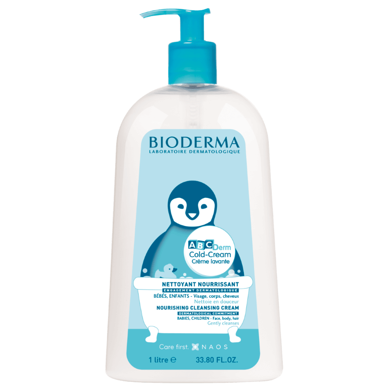 Crema de spalare ABCDerm Cold Cream, 1000 ml, Bioderma