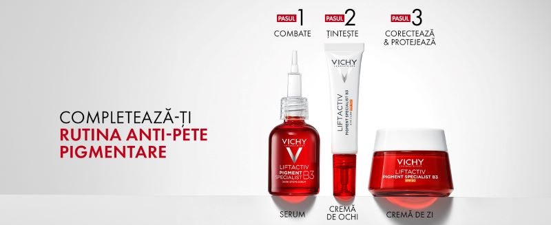 Liftactiv B3 crema anti-pete pigmentare SPF 50+, 50ml, Vichy