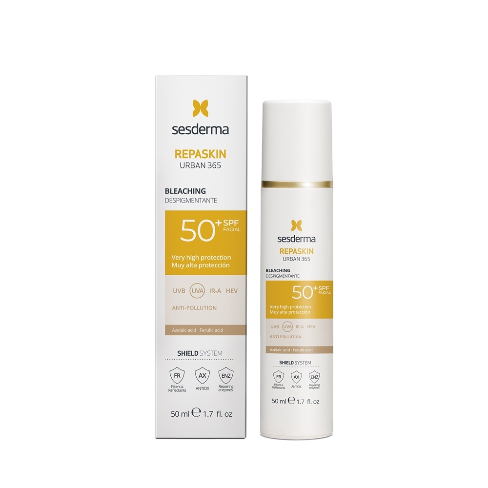 Crema depigmentanta SPF 50 Repaskin Urban 365, 50 ml, Sesderma