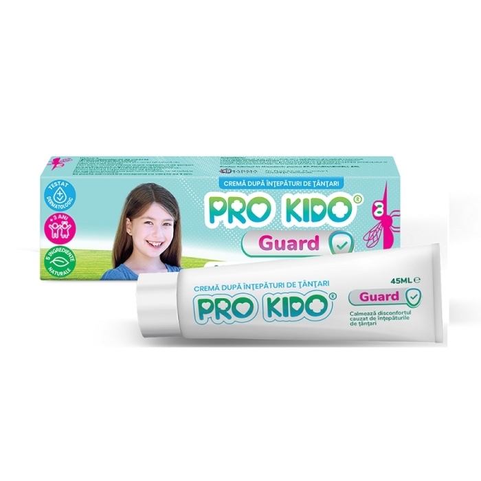 Crema dupa intepaturi tantari pentru copii Pro Kido Guard, 45 ml, PharmaExcell Crema dupa intepaturi tantari pentru copii Pro Kido Guard, 45 ml, PharmaExcell
