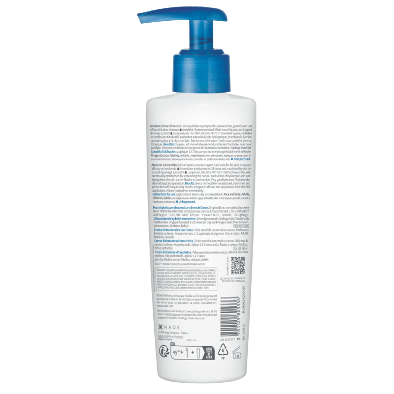 Crema hidratanta Atoderm Ultra, 200 ml, Bioderma